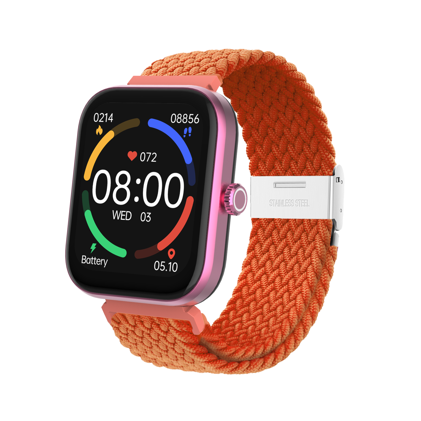 DCU Tecnologic Smartwatch Los Angeles - Design élégant et fonctions avancées - 22 modes sportifs - Résistant à l'eau IP67 - Couleur Violet