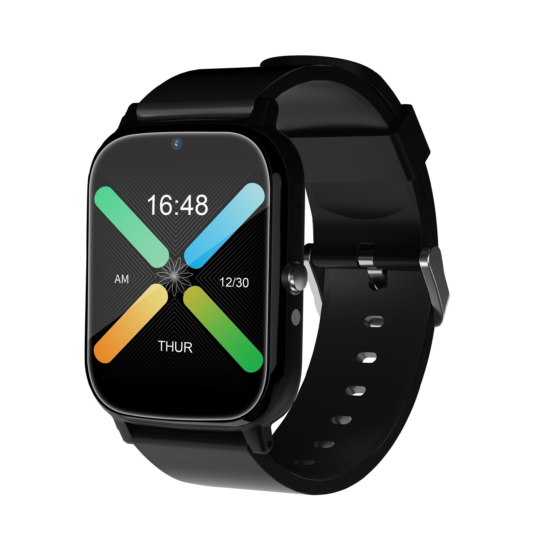 DCU Tecnologic Smartwatch Senior GPS 4G - Appels 8/9 heures - Wifi + GPS - Batterie 550 mAH - Plusieurs langues - Étanchéité IPX6 - Taille compacte - Couleur noire