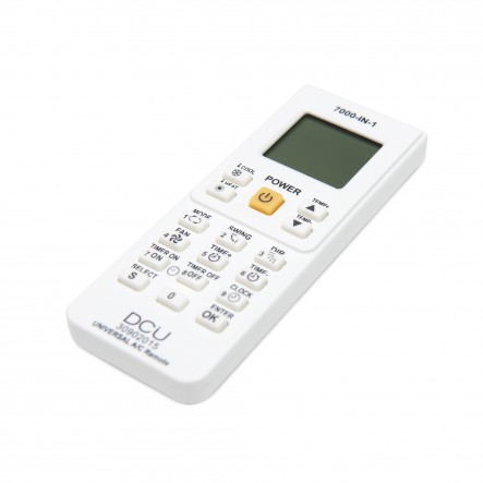 DCU Tecnologic Télécommande Universelle pour Climatisation 7000 en 1 Nouveau - Couleur Blanc