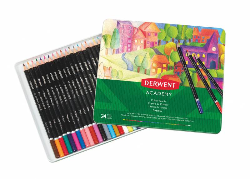 Derwent Lot de 24 Crayons Couleur