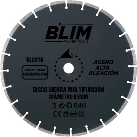 Disque à tronçonner béton et marbre Blim pour scie multifonction 85 mm