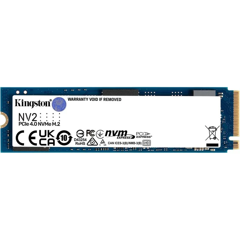 Disque dur solide Kingston NV2 SSD M2 2 To PCIe 4.0 NVMe Gen 4x4