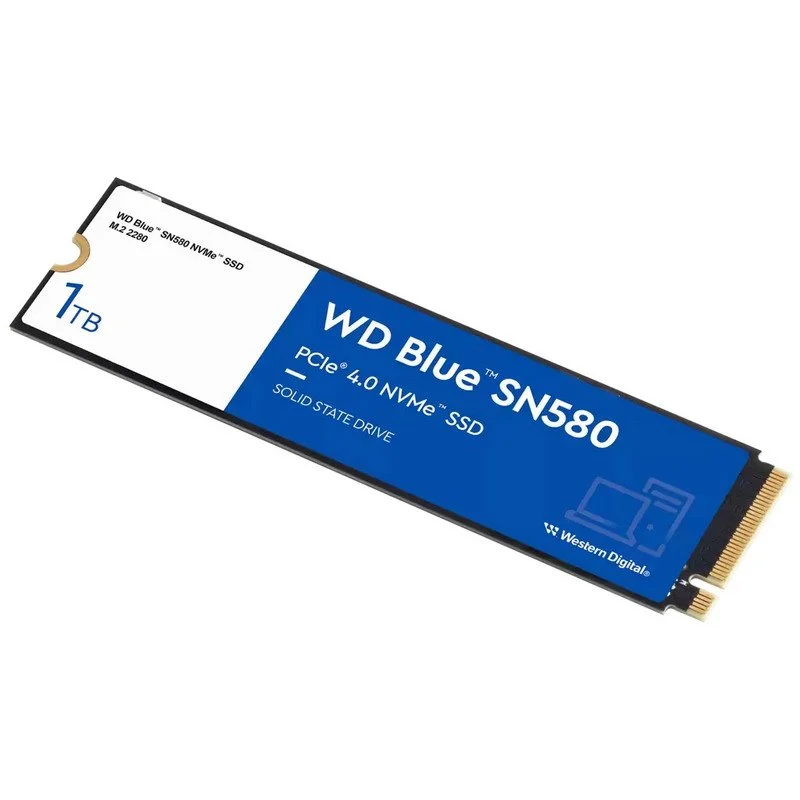 Disque dur solide WD Blue SN580 SSD 1 To M2 PCI Express 4.0 NVMe