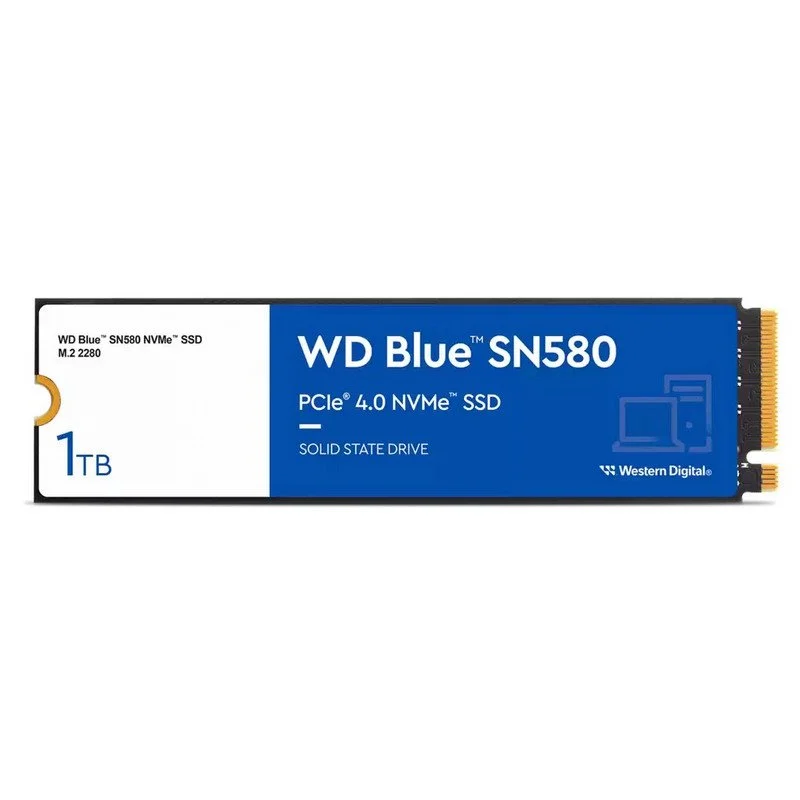 Disque dur solide WD Blue SN580 SSD 1 To M2 PCI Express 4.0 NVMe