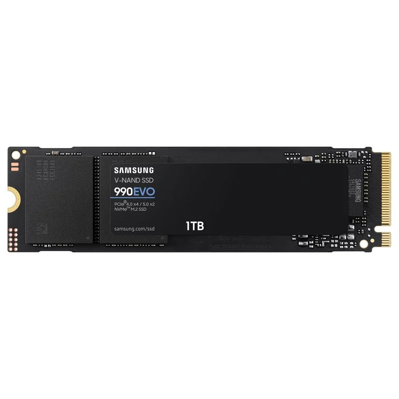 Disque dur SSD Samsung 990 EVO 1 To M.2 PCIe 4.0 x4, 5.0 x2 NVMe 2.0