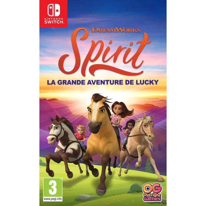 Dreamworks SPIRIT - La Grande Aventure de Lucky Jeu Switch