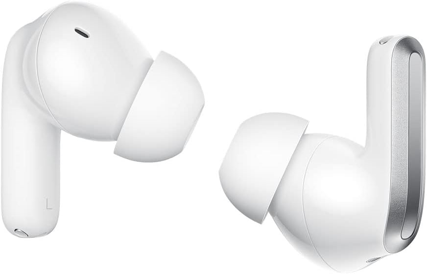 Écouteurs Bluetooth Xiaomi Redmi Buds 4 Pro 5.2 ANC + Abonnement 4 mois à Amazon Music Unlimited - Microphone intégré - Suppression du bruit - Autonomie jusqu'à 9h - Couleur Blanc