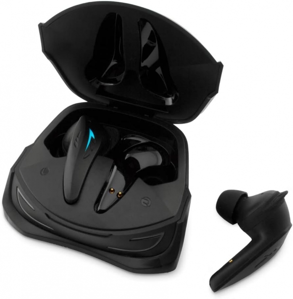 Écouteurs Coolbox DG GT1PRO TWS - Bluetooth 5.3 - Suppression active du bruit (ANC) - Couleur noire