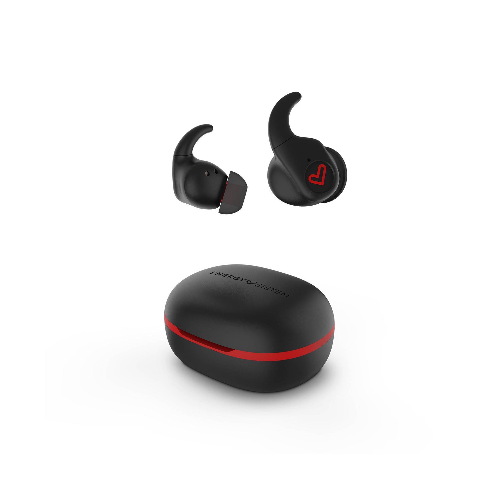 Écouteurs de sport Energy Sistem Freestyle - Bluetooth 5.3 - Stéréo sans fil - Ajustement sécurisé - IPX5 - Couleur noire