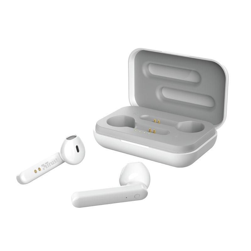 Trust Primo Touch Écouteurs Bluetooth Blanc