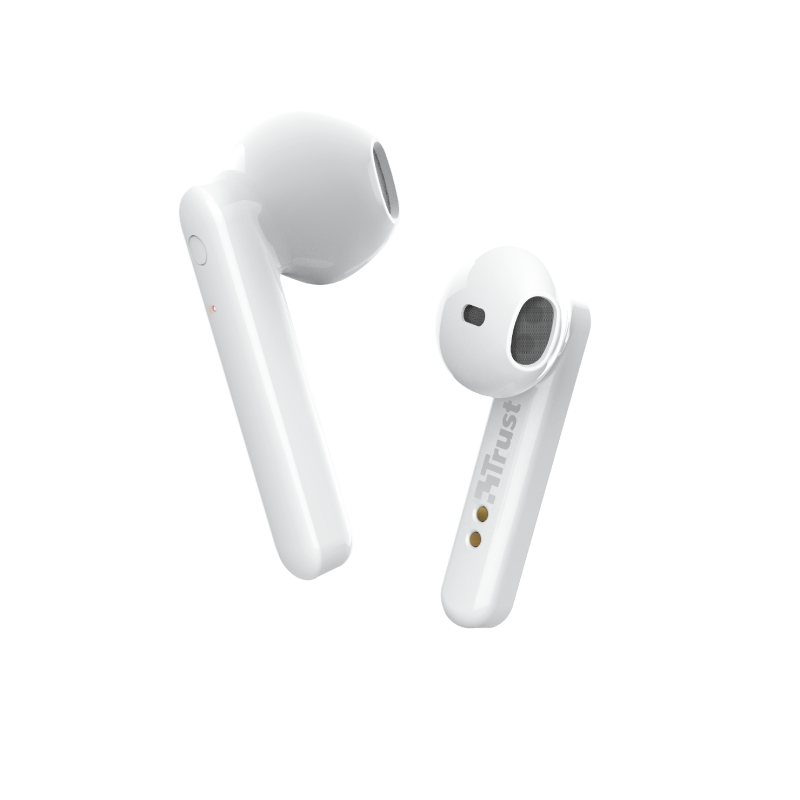 Trust Primo Touch Écouteurs Bluetooth Blanc