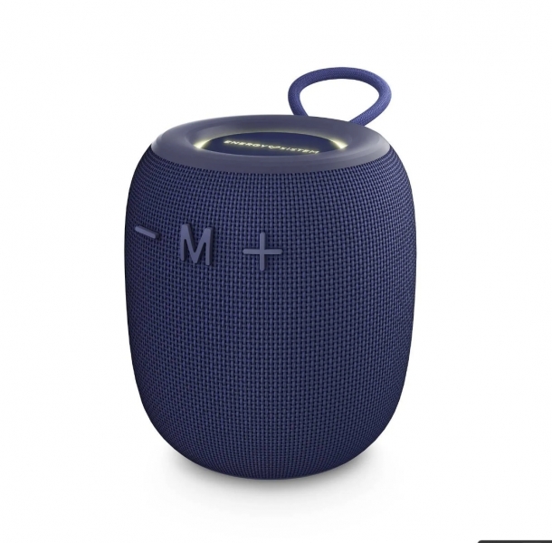 Enceinte Bluetooth Energy Sistem Bloom - Autonomie 18h - Lumières LED - Technologie True Wireless Stereo - IPX6 - Couleur Bleu