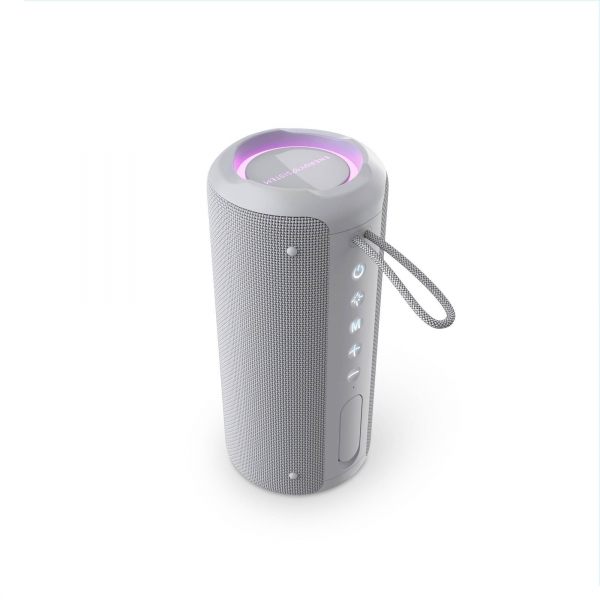 Enceinte Bluetooth Energy Sistem - True Wireless - 40W - IPX6 - Autonomie 12h - LED - Mains libres - Recyclée - Radio FM - USB-C - Couleur Gris