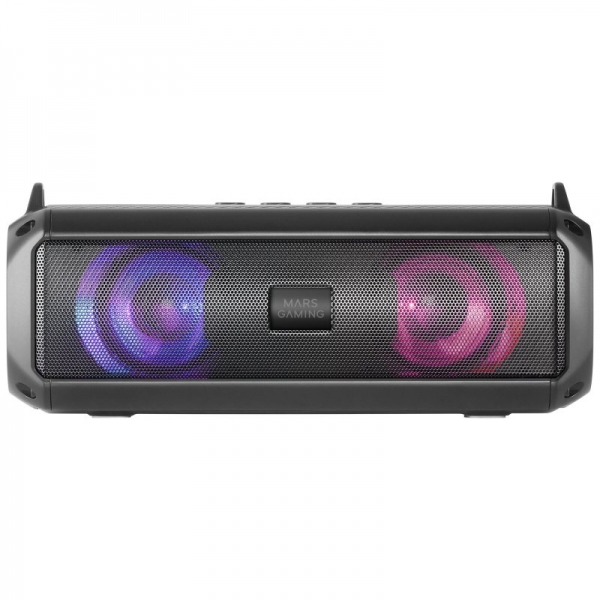 Enceinte et Barre de Son Portable Mars Gaming MSB-XT - 20W - Quatre Drivers - Éclairage RGB - Bluetooth 5.3 - Autonomie 8h - Couleur Noir