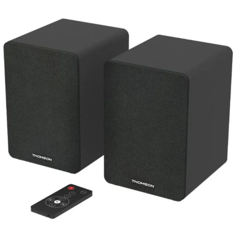 Enceintes Bluetooth 5.0 Thomson WS400DUO 50W - Entrée RCA - Télécommande - Couleur Noir