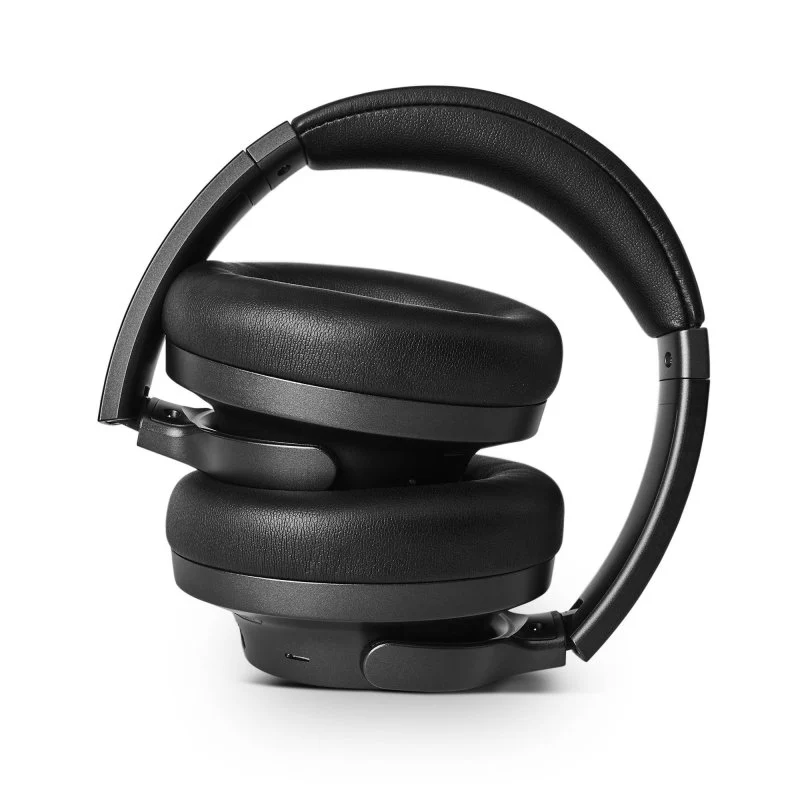 Energy Sistem Silent ANC Casque avec Microphone Bluetooth 5.3 - Arceau Ajustable - Autonomie jusqu'à 100h - Lecture et Contrôle du Volume - Couleur Noir