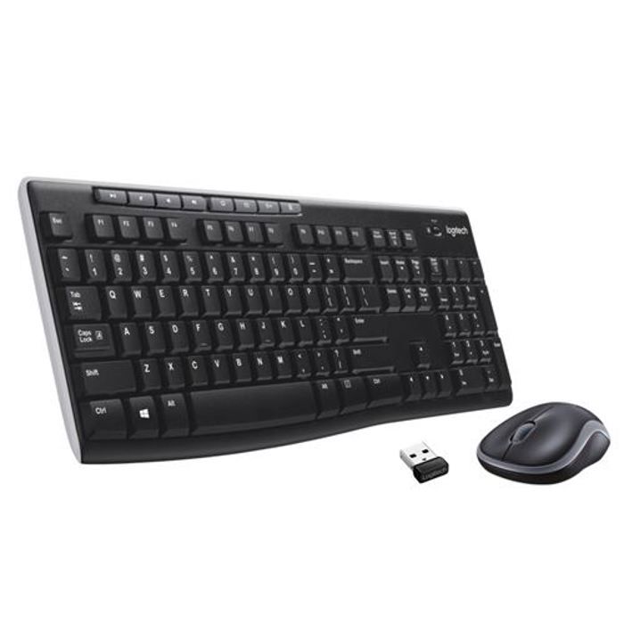 Ensemble clavier et souris - Logitech combo clavier et souris sans fil - MK270 - Windows