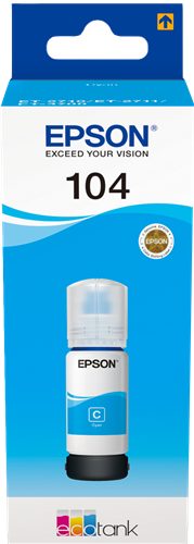 Cartouche Compatible pour Epson EcoTank ET-2815, ET-2820, ET-2821 remplace  Epson 104 (C13T00P440) Jaune - T3AZUR - Cartouche d'encre - Achat & prix