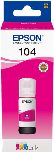 Flacon encre Epson 104 ecotank, toutes les cartouches et toner.