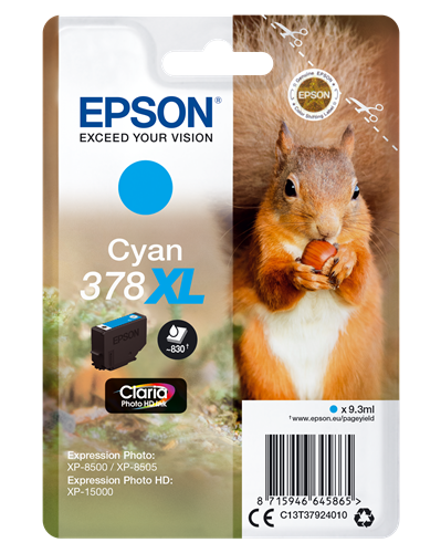 Epson cartouche encre 378XL cyan