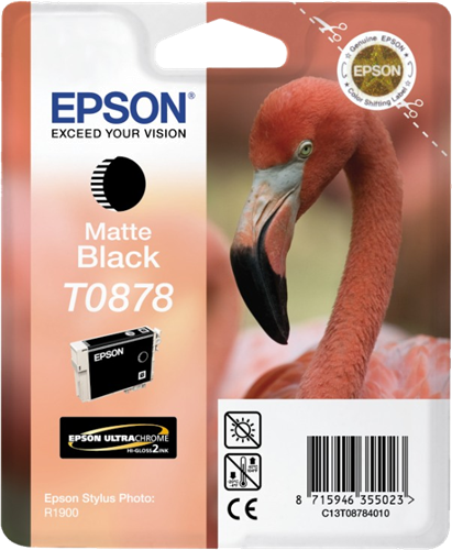 Epson cartouche encre T0878 noir mat