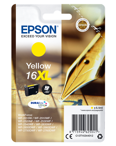 Epson cartouche encre T1634 XL jaune