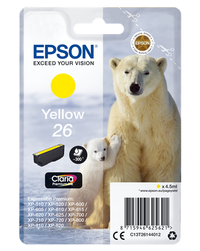 Epson cartouche encre T2614 jaune