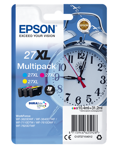 Epson MultiPack T27XL, 3 cartouches