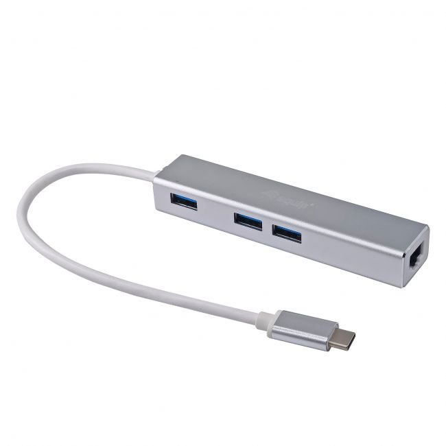Concentrateur USB c 3.0 bureau avec 3 ports USB 1 port Ethernet