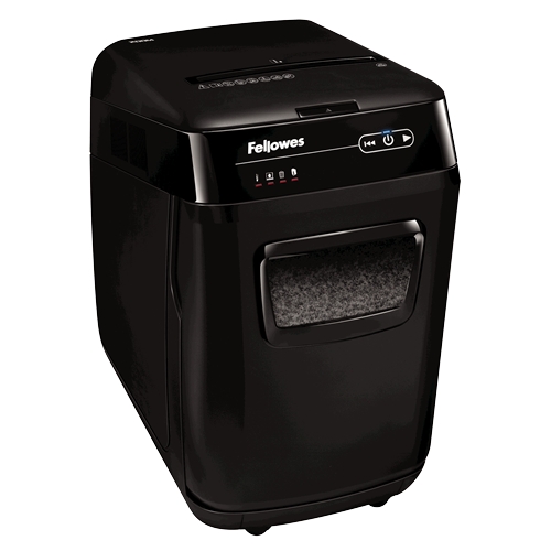 Fellowes AutoMax 200M Micro Cut Destructeur De Papier Automatique - Alimentation Automatique De 200 Feuilles - Fente Manuelle De 10 Feuilles - 32L