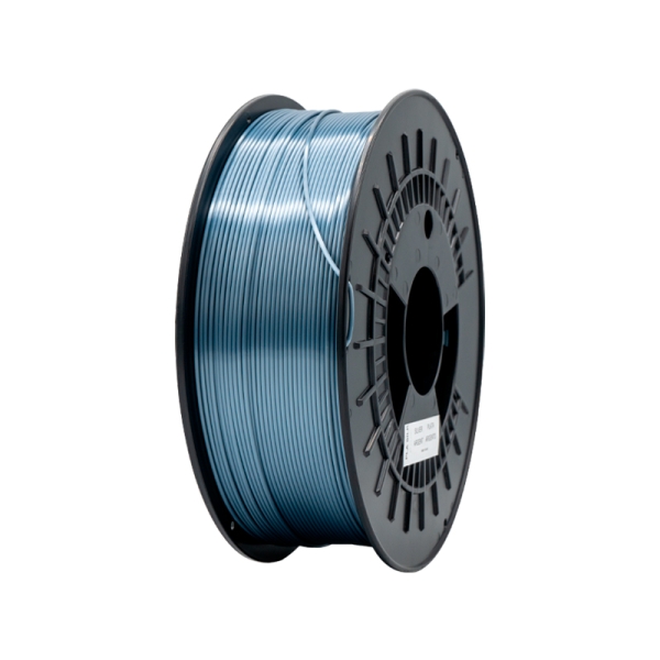 Filament 3D PLA SOIE - Diamètre 1,75 mm - Bobine 1kg - Couleur Argent