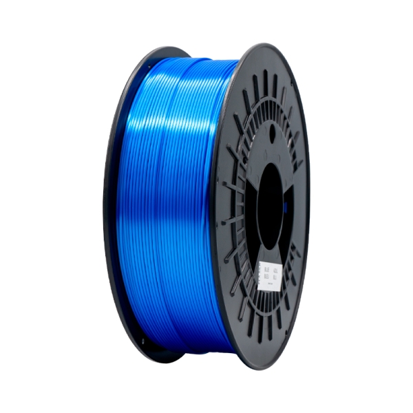 Filament 3D PLA SOIE - Diamètre 1,75 mm - Bobine 1kg - Couleur Bleu