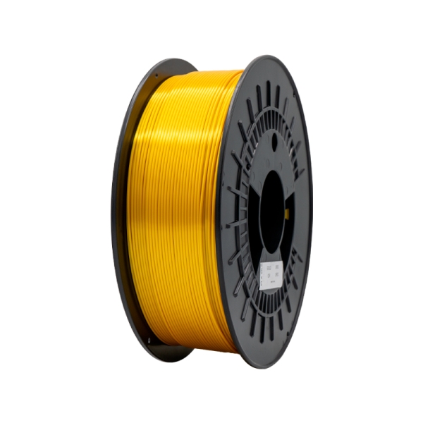 Filament 3D PLA SOIE - Diamètre 1,75 mm - Bobine 1kg - Couleur Or