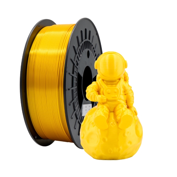 Filament 3D PLA SOIE - Diamètre 1,75 mm - Bobine 1kg - Couleur Or