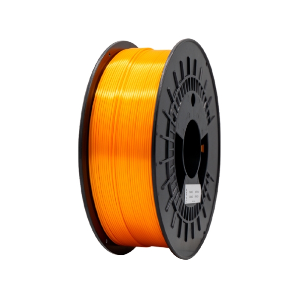 Filament 3D PLA SOIE - Diamètre 1,75 mm - Bobine 1kg - Couleur Orange