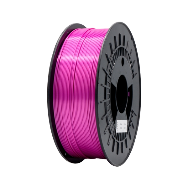 Filament 3D PLA SOIE - Diamètre 1,75 mm - Bobine 1kg - Couleur Rose