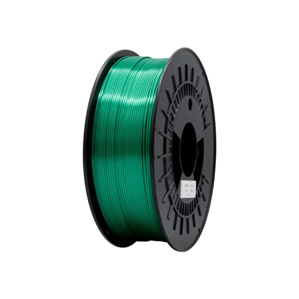 Filament 3D PLA SOIE - Diamètre 1,75 mm - Bobine 1kg - Couleur Vert