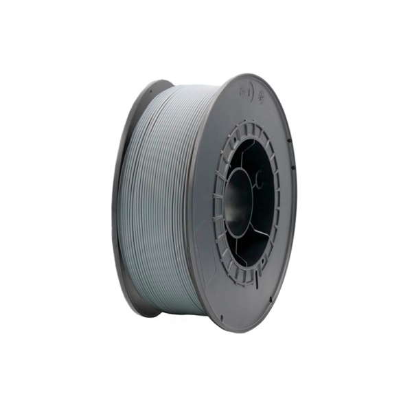 Filament PETG 3D - Diamètre 1,75 mm - Bobine 1kg - Couleur Gris