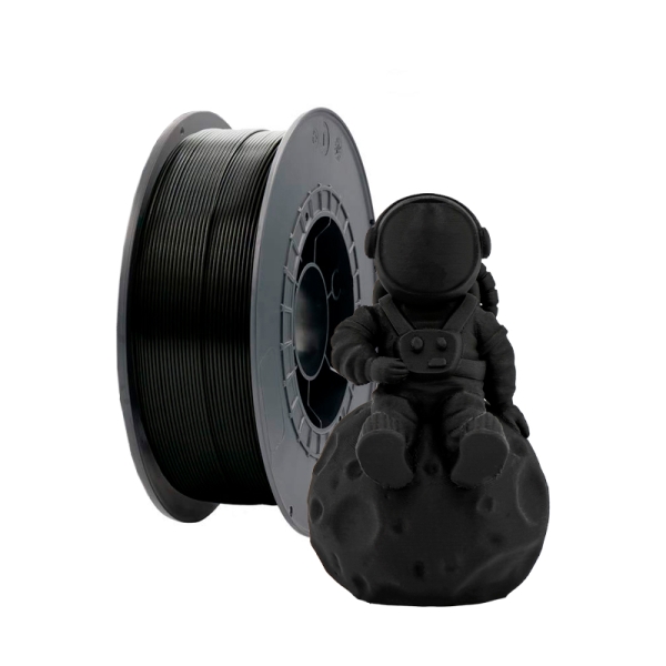 Filament PLA 3D - Diamètre 1,75 mm - Bobine 2,5 kg - Couleur Noir