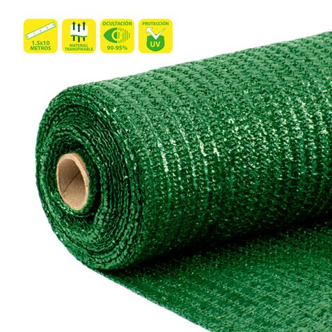 Filet d'ombrage Sungarden 1,5x10m - Couleur verte