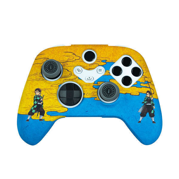 FR-TEC Demon Slayer Kimetsu No Yaiba Tanjiro Kamado Pack pour manette Xbox avec coque rigide + poignées