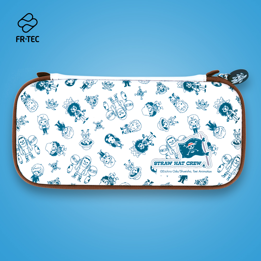 FR-TEC Nintendo Switch One Piece Bag Chibi Case - Poche intérieure - Espace pour 10 jeux - Différentes couleurs