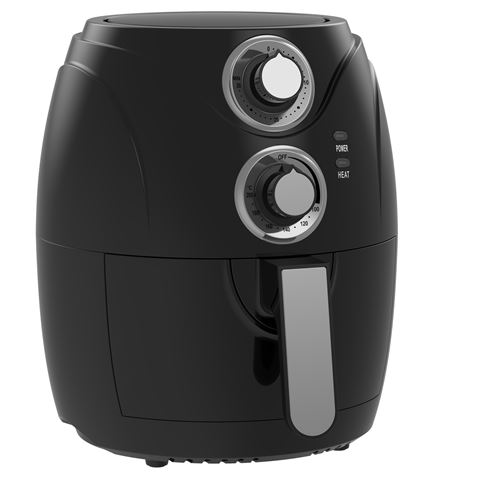 Friteuse à air chaud Muvip - 2,3L - 1300W - Température réglable - Minuterie - Pot antiadhésif