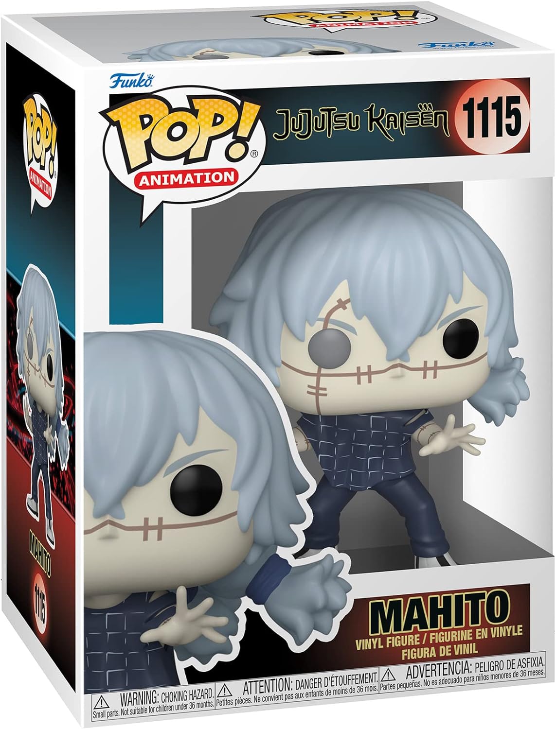 Funko Pop Animation Jujutsu Kaisen Mahito - Figurine Vinyle - Hauteur 9,5cm env.