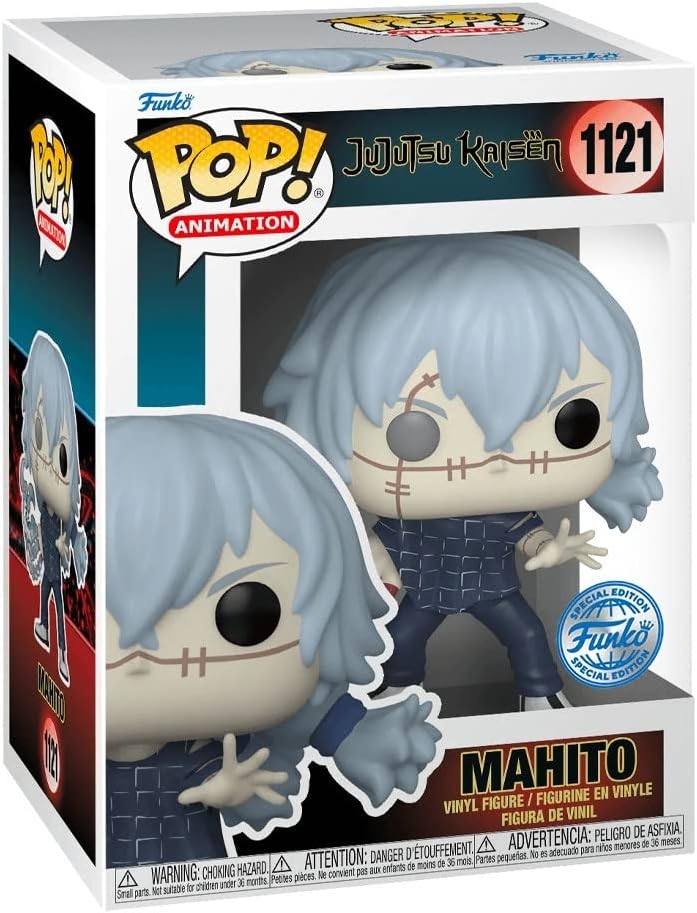 Funko Pop Animation Jujutsu Kaisen Mahito New Arms - Figurine Vinyle - Hauteur 9,5cm env.