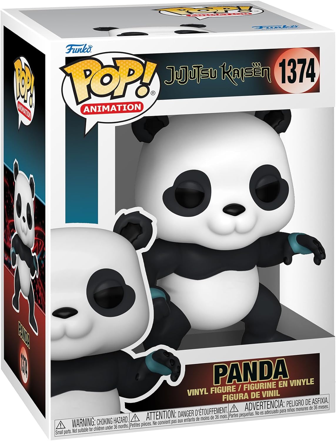 Funko Pop Animation Jujutsu Kaisen Panda - Figurine Vinyle - Hauteur 9,5cm env.