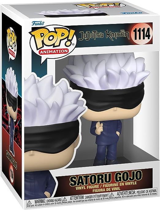 Funko Pop Animation Jujutsu Kaisen Satoru Gojo - Figurine Vinyle - Hauteur 9,5cm env.