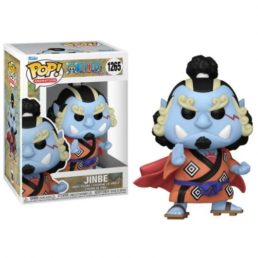 Funko Pop Animation One Piece Jinbe avec Option Chase - Figurine Vinyle - Hauteur 12,2 cm env.