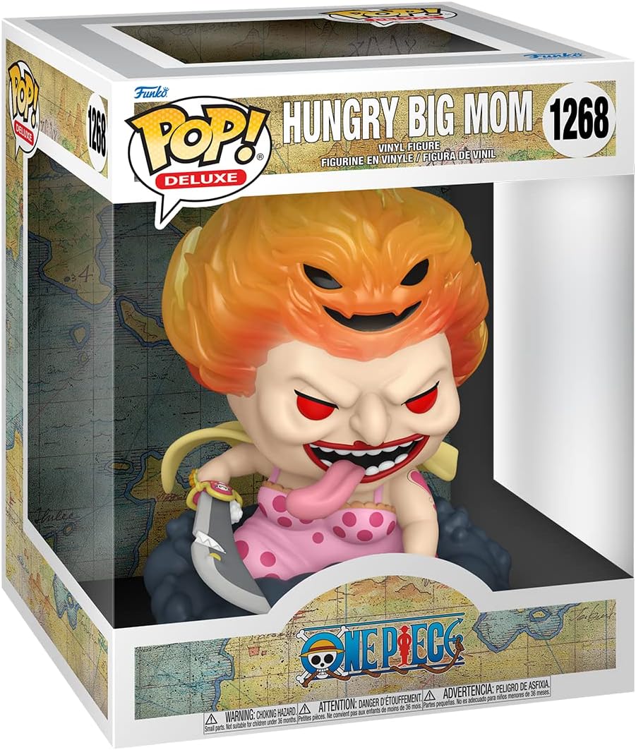 Funko Pop Deluxe Animation One Piece Hungry Big Mom - Figurine Vinyle - Hauteur 15cm env.