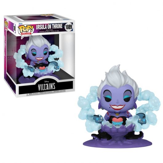 Funko Pop Deluxe Disney Villains Ursula sur le Trône - Figurine Vinyle - Hauteur 12,8 cm env.